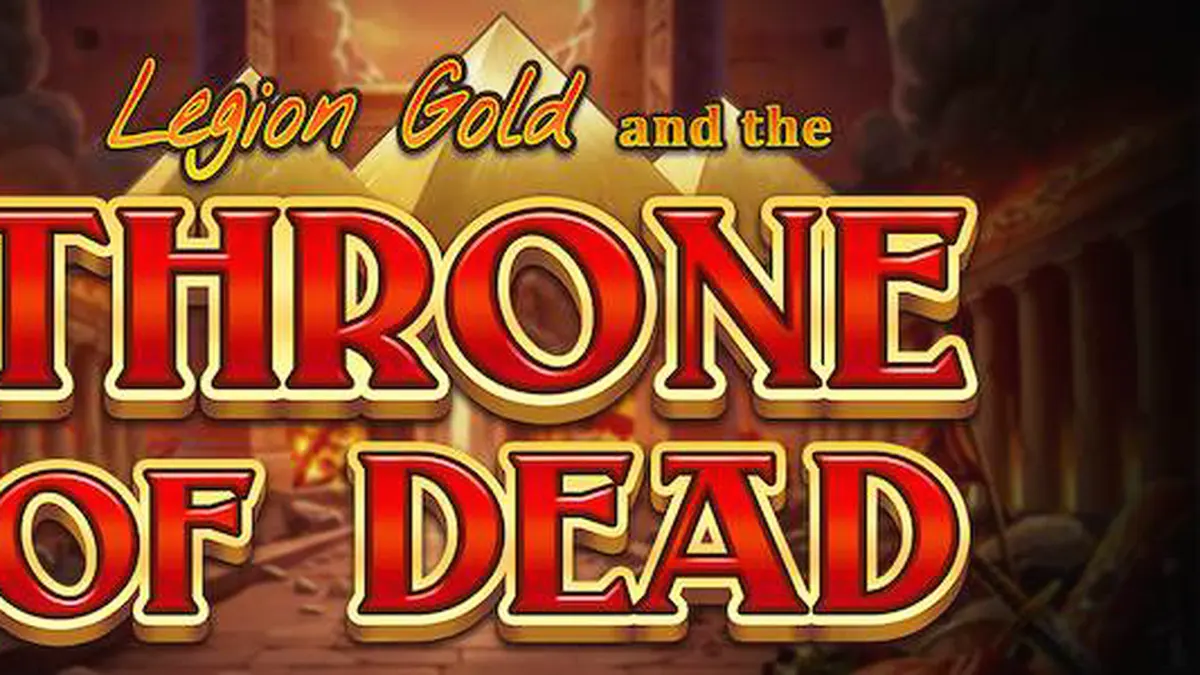 Tampilan visual slot Legion Gold and the Throne of Dead dengan nuansa kuil kuno yang gelap