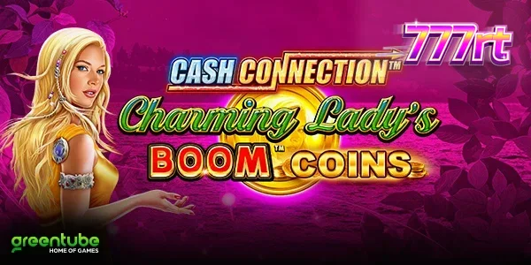 Tampilan visual slot Cash Connection Charming Lady’s Boom Coins